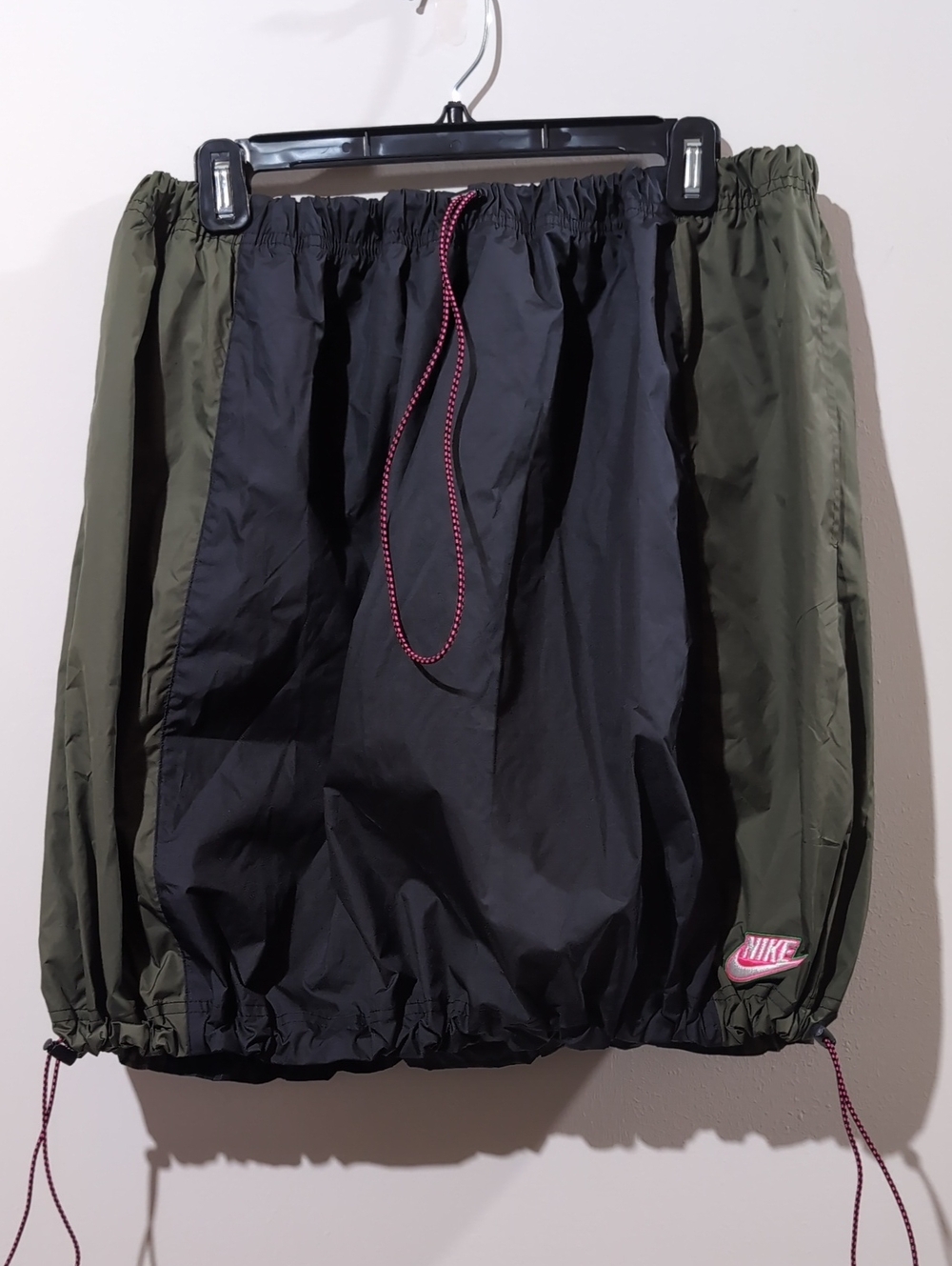 Nike Women’s Colorblock Olive & Black Drawstring Skirt